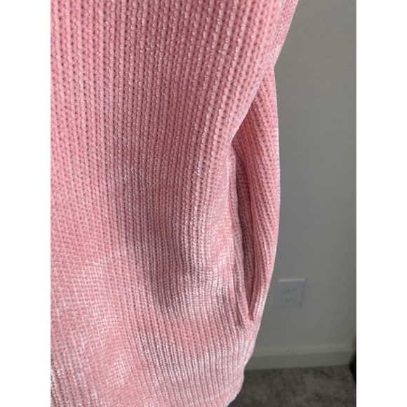 ASOS Design Pink Chenille Open Cardigan Sweater - Picture 4 of 7